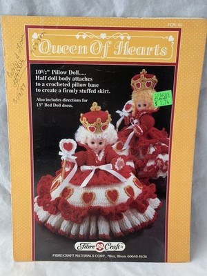Fibre Crafts CROCHET PATTERN Collectible/Dolls Queen of Hearts             R21-6