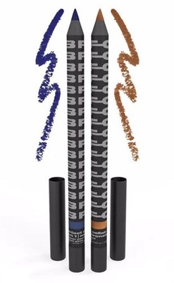 BFC Beauty For Certain Perfect Collab Pencil Eyeliner Set Navy & Bronze NIB