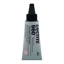 Loctite 135527 Retaining Compound 660, 1.7 Fl Oz, Tube, Silver