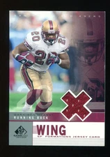 2003 SP Game Used Wing Formation Garrison Hearst Jersey 49ers