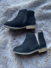 Cat Jack Toddler Girls Black Booties Glitter Holiday Size 8