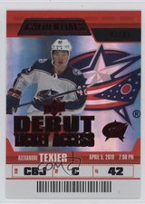 2019 Upper Deck Credentials Debut Ticket Access Red 41/99 Alexandre Texier 2rd