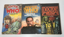 Doctor Who Lot (3) Pinnacle PBK 1982 Logoplis, Ribos Operation, Genesis of Dalek
