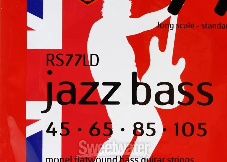 Cuerdas de bajo escala larga Rotosound RS77LD Jazz 77 Monel Flatwound Foto 3 de 3