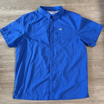 Columbia PFG Vented Shirt XL Slack Tide Camp Omni-Shade UPF 50 Omni-shade