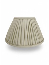 Large Empire Lampshade – Ecru with Stucco | Handmade in the UK