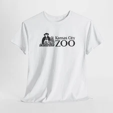 Kansas City Zoo Unisex Heavy Cotton Tee, Animal Animal Lover Gift, Zoo