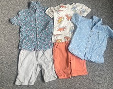5-6 Summer/ Holiday Boys Bundle. Tops, Shorts, Short sleeved shirts