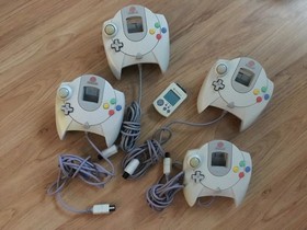 SEGA Dreamcast Console Bundle Lot 16 Games 4 Controllers VMU Carrying Case Works