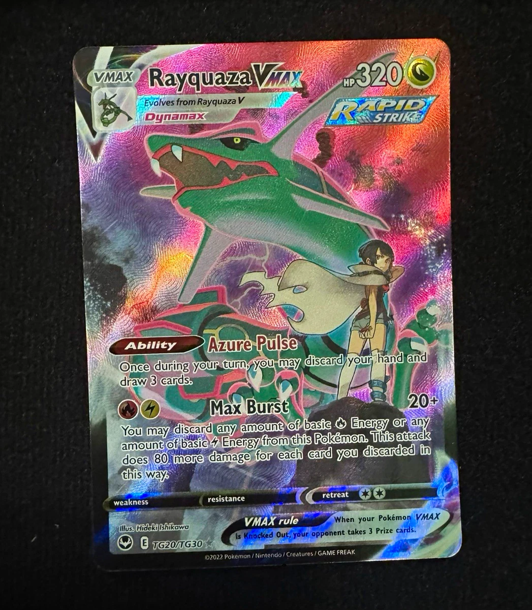 レックウザVMAX TG20/TG30 ドイツ語版 Rayquaza VMAX TG20/TG30 Swsh12: Sword & Shield - Silver Tempest