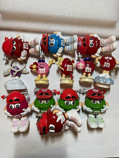 Vintage M&M's Character Advertising Figure Lot Multicolor Candy & Nuts Theme