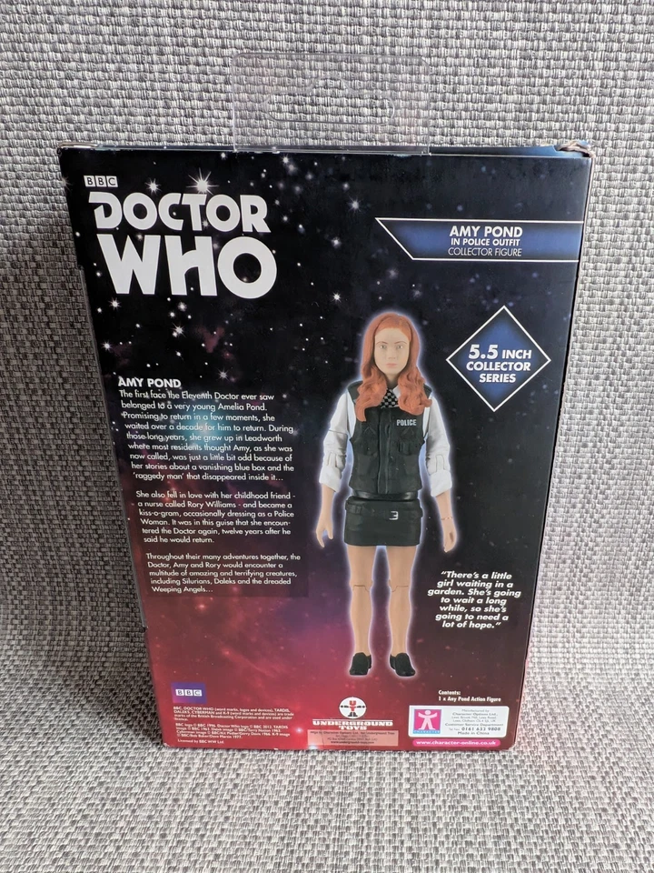 Doctor Who Amy Pond in Police Outfit Figure 11th Doctor Underground Toys BBC - Image 2 of 2