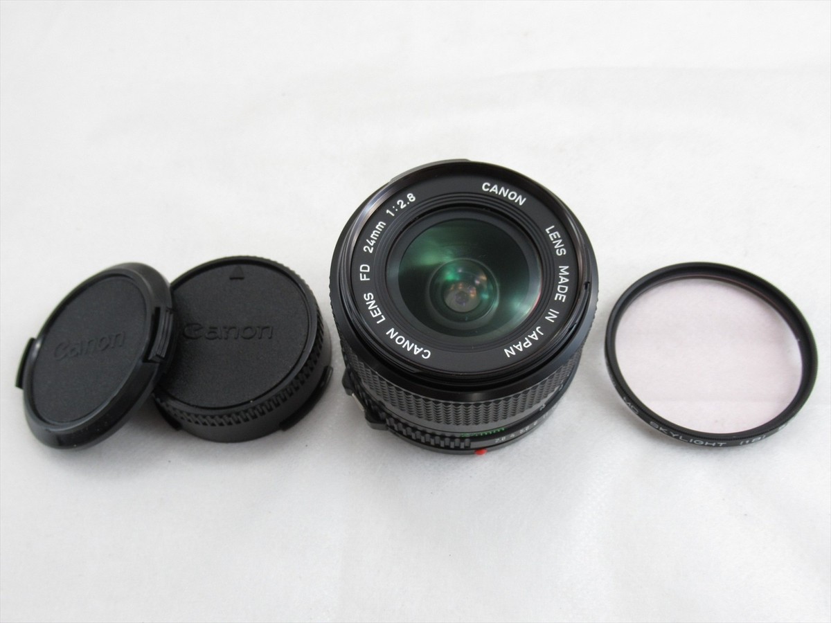 NEAR MINT】Canon New FD 24mm f/2.8 WideAngle NFD Lens w
