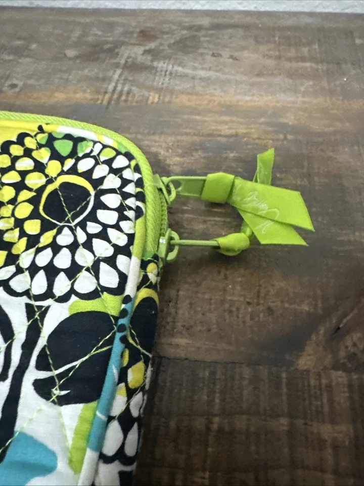 Vera Bradley лаймы вверх планшетов рукав 12 «x 18» большой ноутбук мягкий два молнии мешок - Изображение 3 из 4