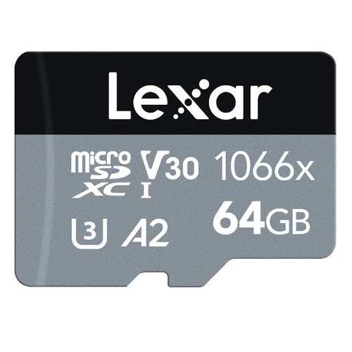 Carte microSD microSDXC Lexar Professional 1066x 64 Go 128 Go 256 Go U3 V30 A1 UHS-I - Photo 2 sur 7