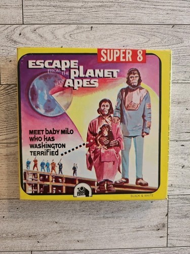 Complete Planet Of The Apes Super 8 Collection Ken Films B&W - Foto 8 di 20
