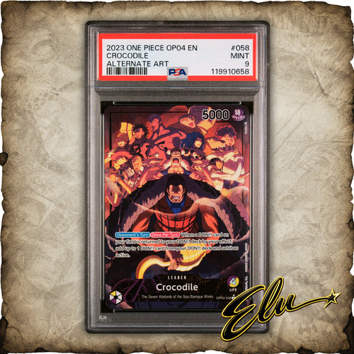 Crocodile (Alternate Art) graded PSA 9 for sale on eBay