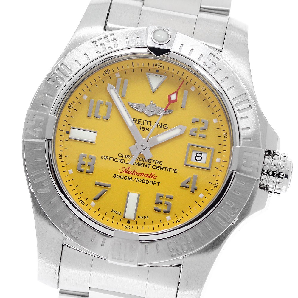 BREITLING Avenger II Seawolf A17331 Date Automatic Men's Watch_976950