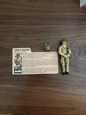 GI Joe 1984 Jungle Trooper Recondo Vintage Hasbro ARAH Action Figure With Card