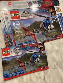 LEGO Jurassic World: Dilophosaurus Ambush (75916) & (75915) 100% COMPLETE