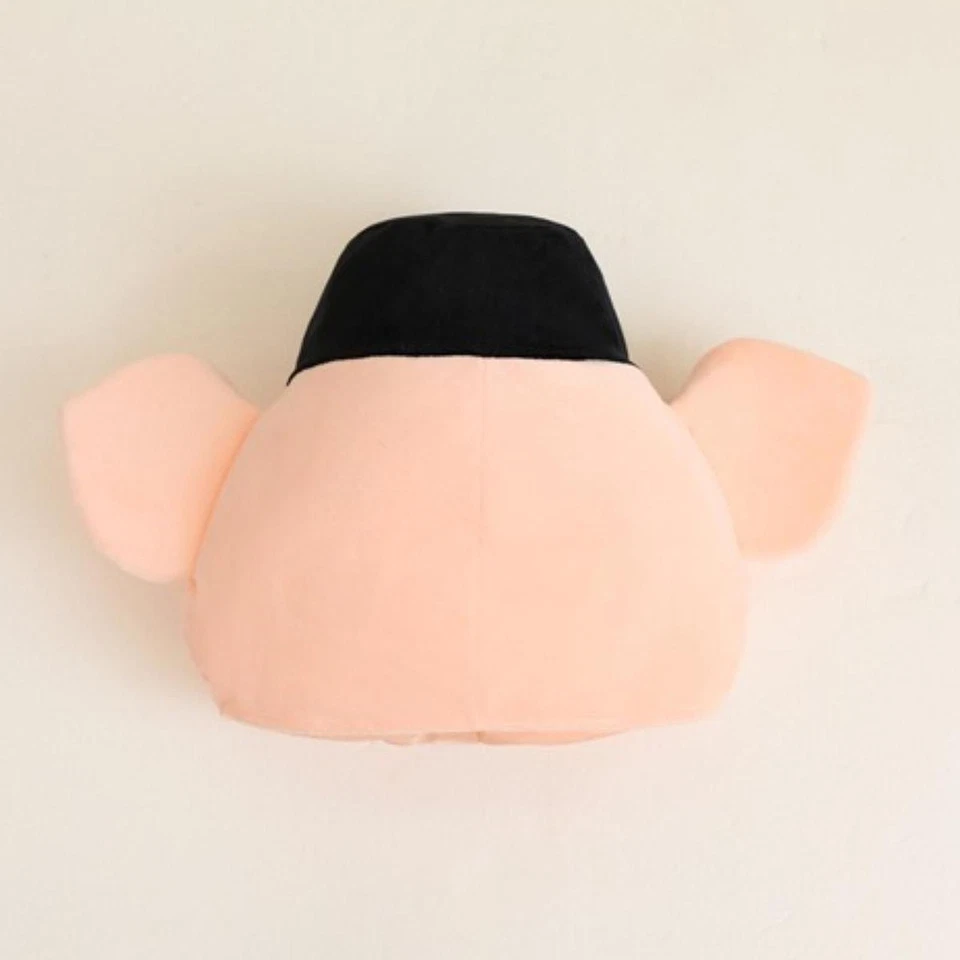 Plush Pig Hat Cozy Cosplay Animal Costume Hat for Party Christmas Masquerade - Image 3 of 4
