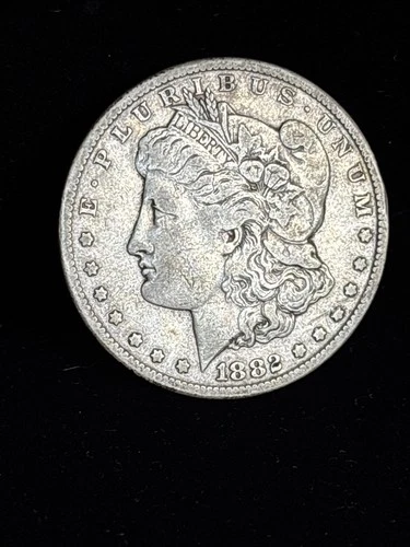 1882-CC Morgan Silver Dollar Circulated VG