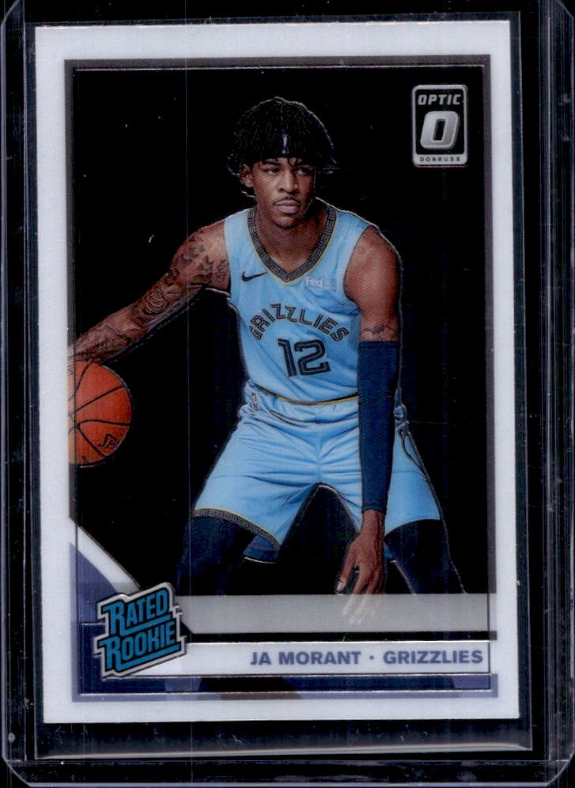 2019-20 Panini Donruss Optic Ja Morant Rookie RC #168 Grizzlies