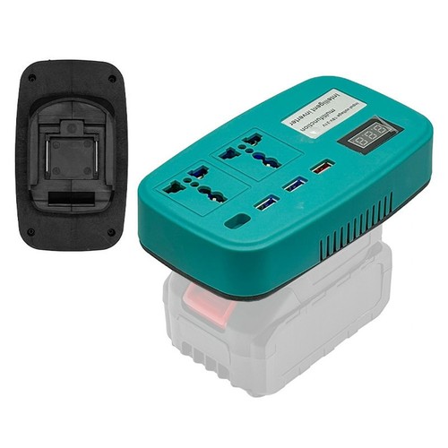 Lightweight 120W DC18 21V to AC220V Inverter for Quick Device Charging - Picture 5 of 9