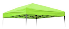 Trademark Innovations 8x8 Ricambio Tettoia Top 10' Gazebo Gambe Inclinate Luce GR