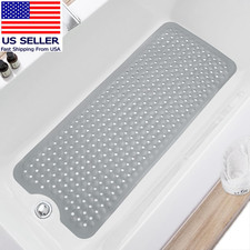 Bath Tub and Shower Mats, Non Slip 40 X 16 Inch Extra Large Bathtub Mat, Machine