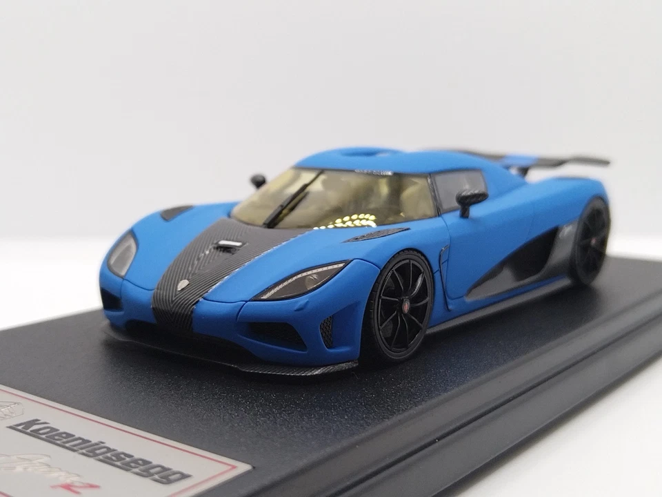 Frontiart 1/43 Koenigsegg Agera R 2011 Matt Blue. 069/500. Ultra Rare. - Image 2 of 4