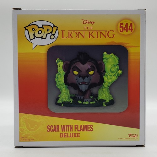 Funko Pop! Deluxe The Lion King Hot Topic Exclusive Scar with Flames (Chase) - Picture 4 of 24