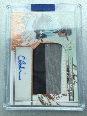 2024 Leaf Trinity - Patch Autographs Caden Bodine #PA-CB2 Bronze /99 (AU,...