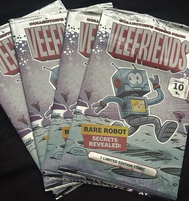 VeeFriends Comic Book Issue #10  Rare Robot  Cover A Lot Of 4 (NOT SEALED!!)