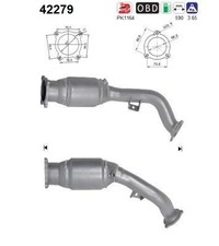 AS Katalysator Kat für AUDI A4 Avant (8K5, B8) A5 Sportback (8TA) A5 Coupe (8T3)