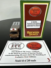 EFE 23402AS 20 YEAR ANNIVERSARY SPECIAL BEDFORD TK BREWERY TRUCK 1:76 Rare