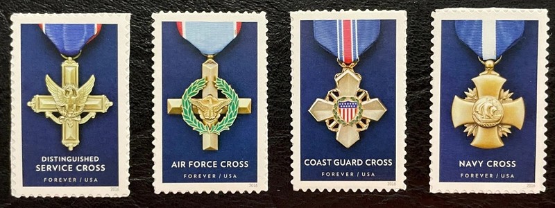 DISTINGUISHED  SERVICE CROSS MEDEALS  #5065-5068