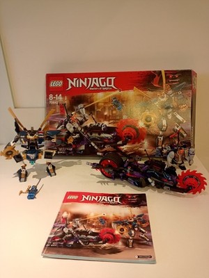 LEGO NINJAGO 70642 KILLOW GEGEN DEN SAMURAI X KOMPLETT AUSSER 1 KLEINER AUFKLEBER