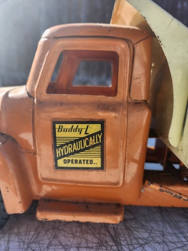 Buddy L Hydraulically Operated Dump Pressed Steel Truck Missing Piston - Picture 7 of 9