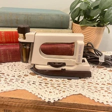 Vintage Osrow Tourist Mini Iron Travel Iron Farmhouse Country Cottage MCM Retro