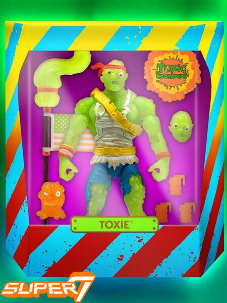 Super 7 Toxic Crusader Ultimates Radioactive Red Rage Toxie Action