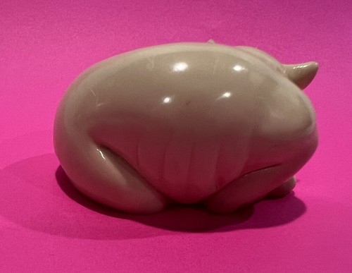 Estatuilla de gato durmiendo gabinete curiosidades Franklin Mint de colección - Imagen 7 de 9