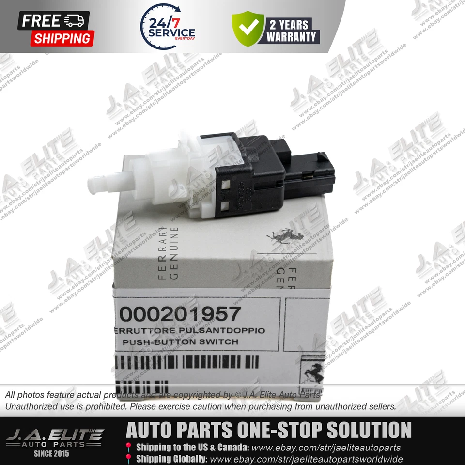 Interruptor de luz de freno genuino para Ferrari 488 430 458 California F12, OEM: 201957 Foto 4 de 4