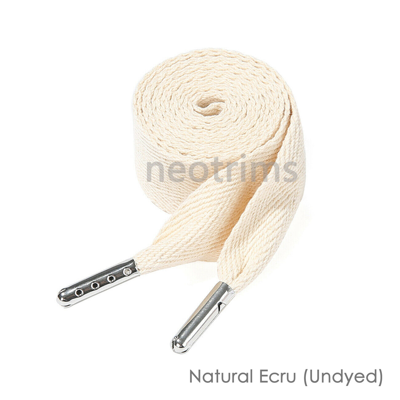 【BAON】[unisex] Coneti String Hood Wind Jumper Flat Cotton Drawstring Hoodie String with Stopper Ends,25mm