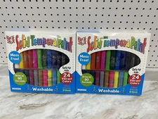 The Pencil Grip Kwik Stix Solid Tempera Paint Pens, Assorted Vibrant Colors, Cla