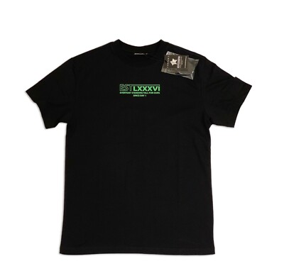black and electric green jordan shirt
