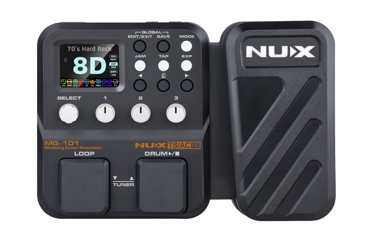 NUX MG-101　（中古美品） New NUX MG-101 Modeling Guitar Processor Multi-effector NewX