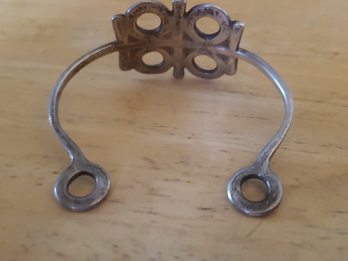 Vintage Sterling Silver Cuff Bracelet J3 - Picture 6 of 8