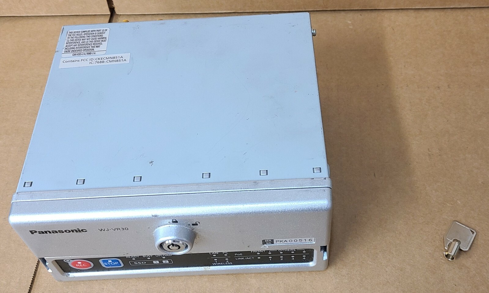 Panasonic Arbitrator Video Processing Unit recording + Key & Ant. Ports WJ-VR30
