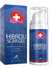 Hibrou  Scar Gel Cream For Surgical Scars C-Section, Stretch Marks 30 g/1.06 Onz